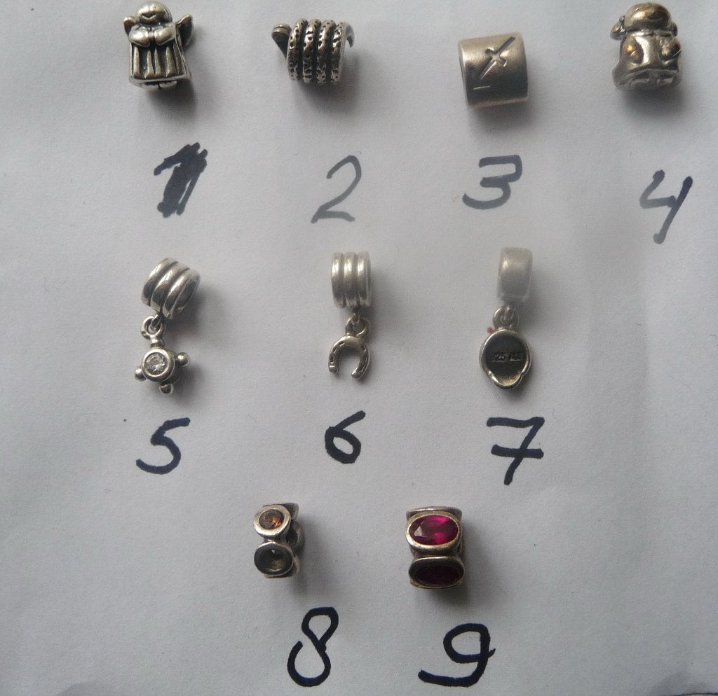 Mooi zilveren bedels voor Pandora armband, Sieraden, Tassen en Uiterlijk, Armbanden, Ophalen of Verzenden, Zo goed als nieuw, Zilver