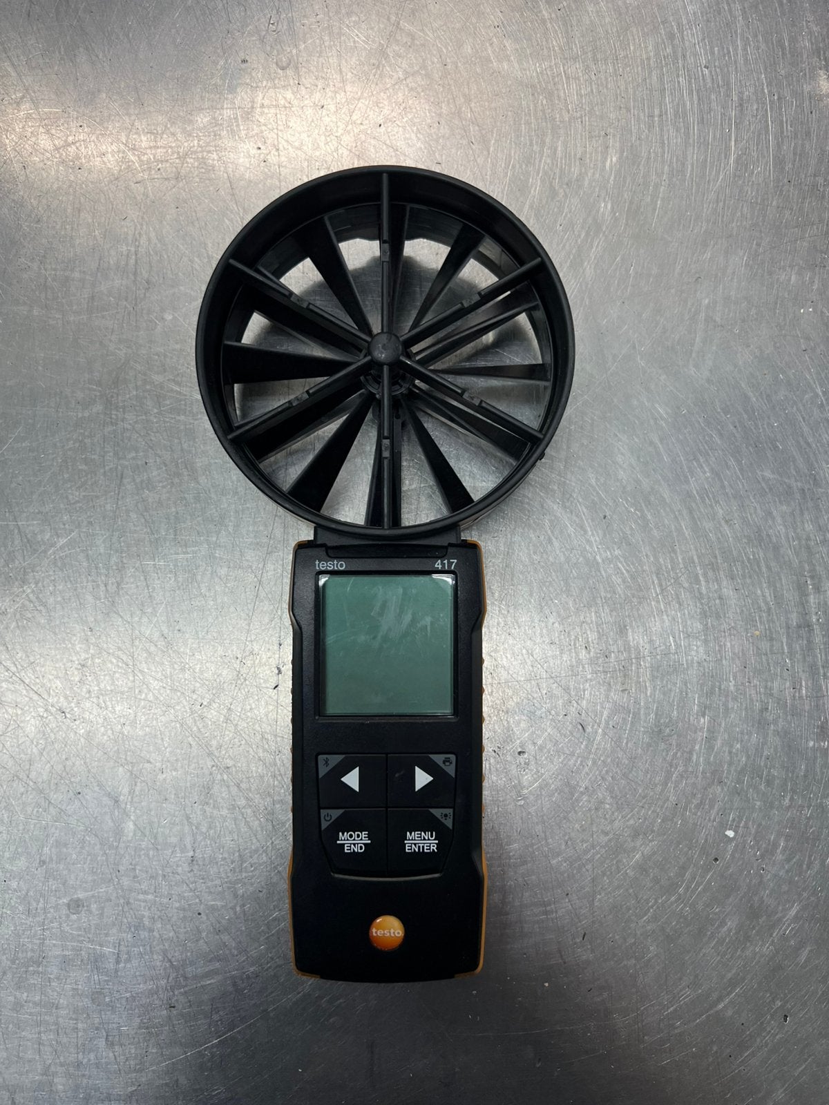 Testo 417 vleugelradanometer, Ophalen of Verzenden, Zo goed als nieuw