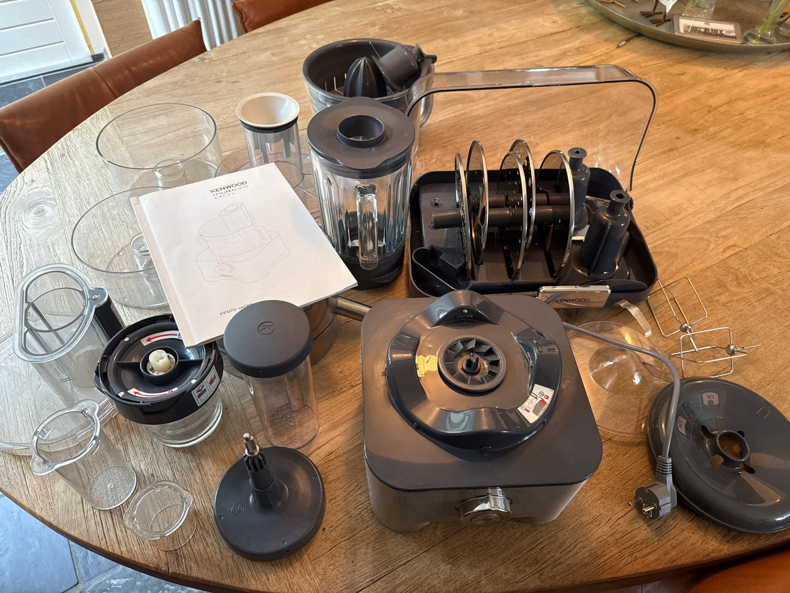 Kenwood Multipro Excel Keukenmachine met accessoires, Ophalen, 3 snelheden of meer, Zo goed als nieuw, 2 tot 3 liter
