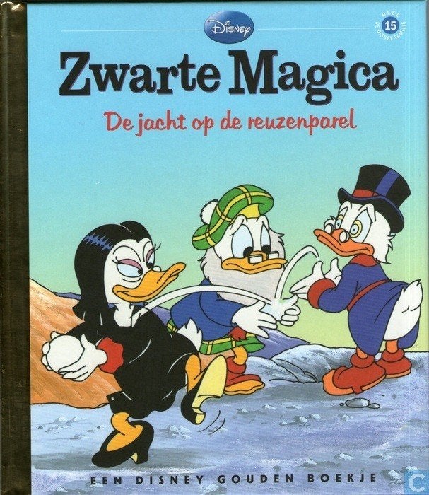 Gouden boekje: Zwarte Magica: De jacht op de reuzenparel, Verzamelen, Ophalen of Verzenden, Overige figuren, Zo goed als nieuw