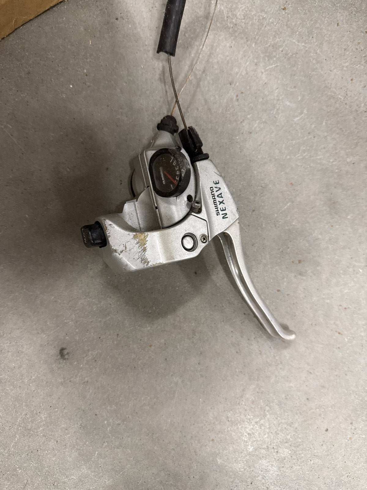 Shimano Nexave fietsrem en versnellingshendel, Ophalen, Remmen, Gebruikt, Aluminium