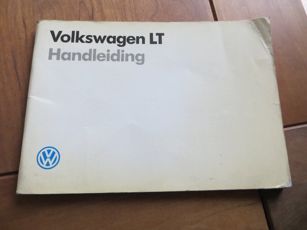 Instructieboek Volkswagen LT bestelauto, bus, pick-up 1989, Ophalen of Verzenden