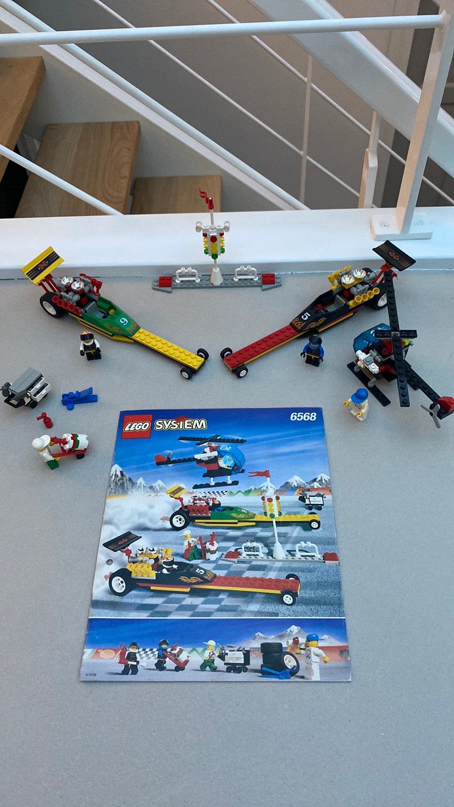 Lego 6568 System Dragrace, Ophalen of Verzenden, Zo goed als nieuw
