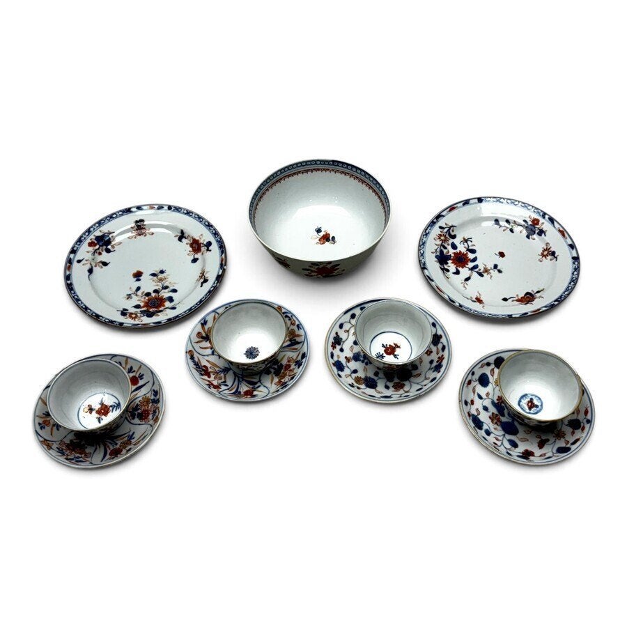 18e eeuws Chinees imari porselein (7x), Antiek en Kunst, Ophalen of Verzenden