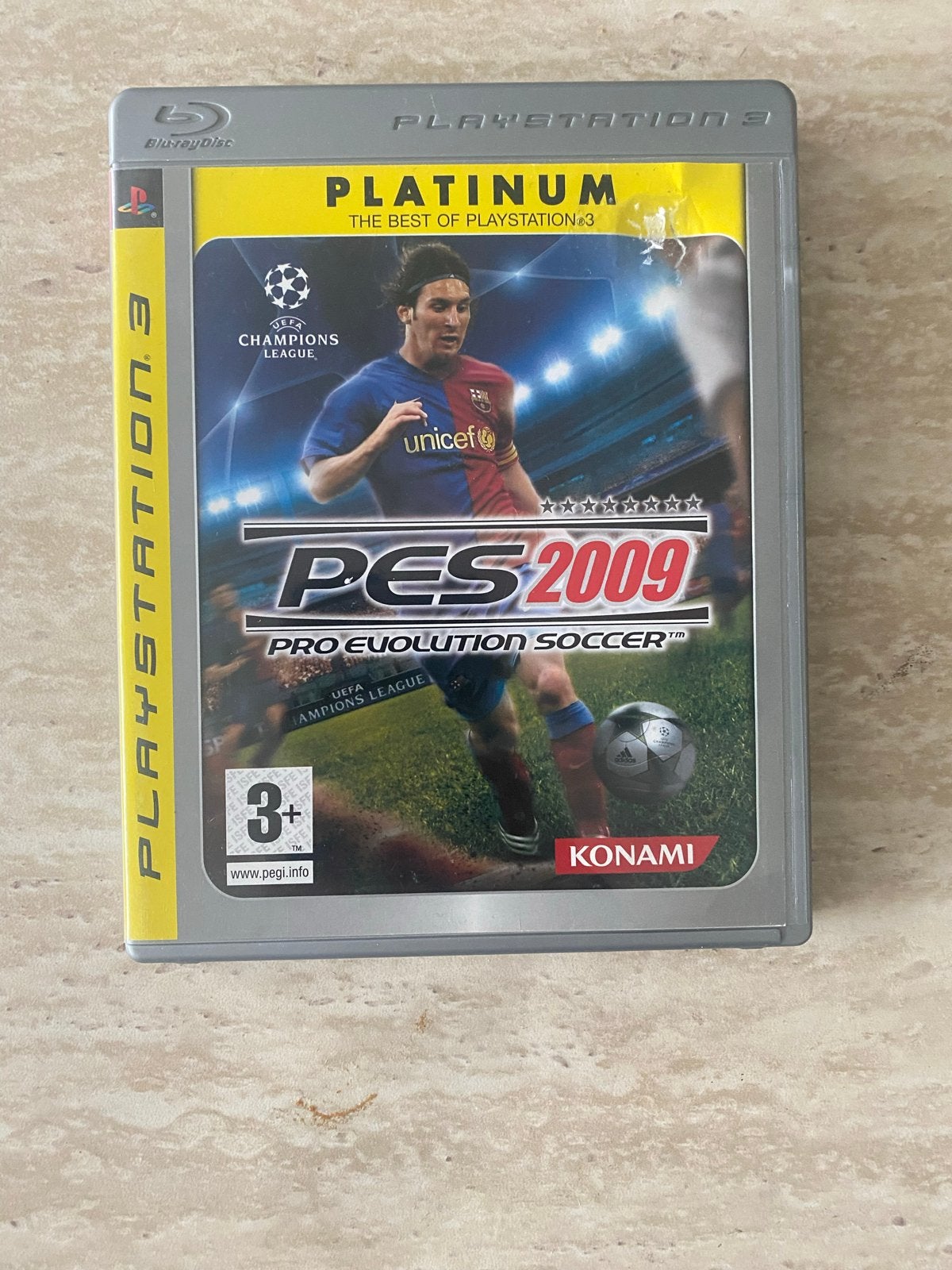 PES 2009 Pro Evolution Soccer PS3 Platinum Edition, Eén computer, Ophalen of Verzenden, Zo goed als nieuw, Sport