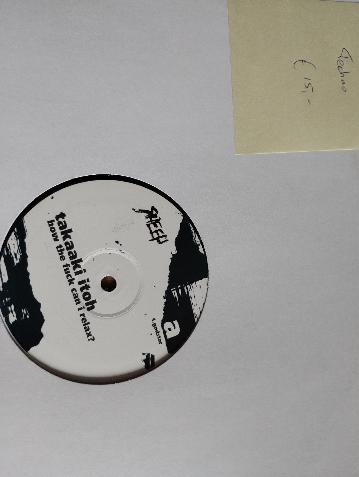Takaaki Itoh - How the Ruck Can I Relax? (Techno 12" Vinyl), Cd's en Dvd's, Vinyl | Dance en House, Gebruikt, Ophalen of Verzenden