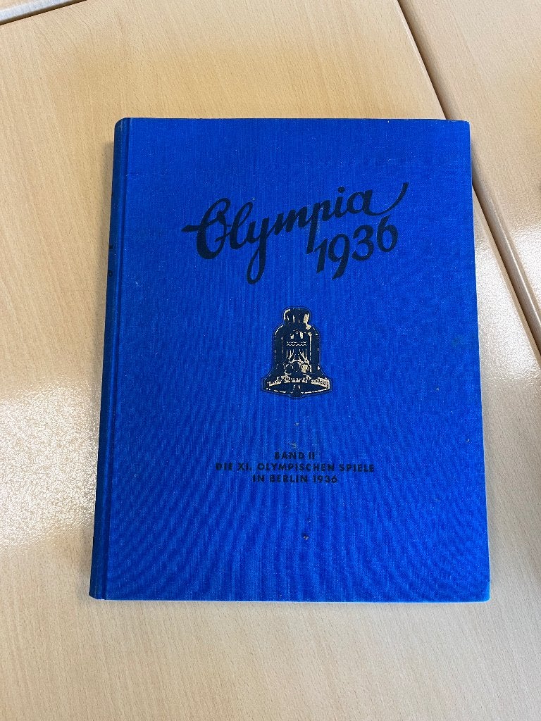 Origineel plakboek Olympische Spelen Berlijn, Verzamelen, Ophalen of Verzenden, Duitsland, Boek of Tijdschrift