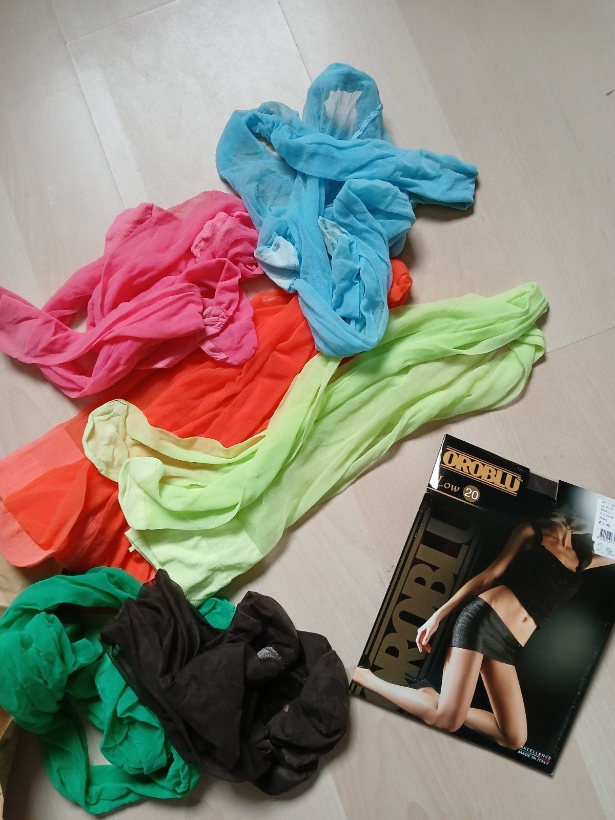 Foute kleuren panty's maat 38, Maat 38/40 (M), Carnaval, Nieuw, Ophalen of Verzenden