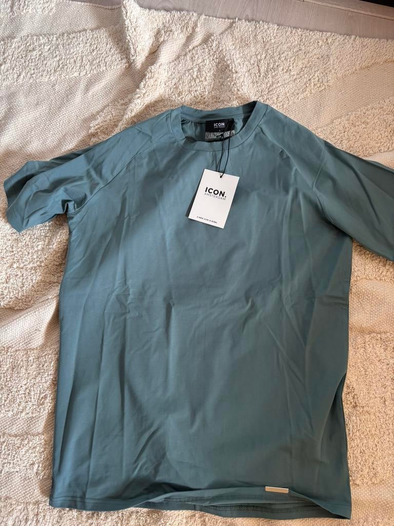 Icon amsterdam shirts, Ophalen, Zo goed als nieuw, Maat 52/54 (L), Zwart