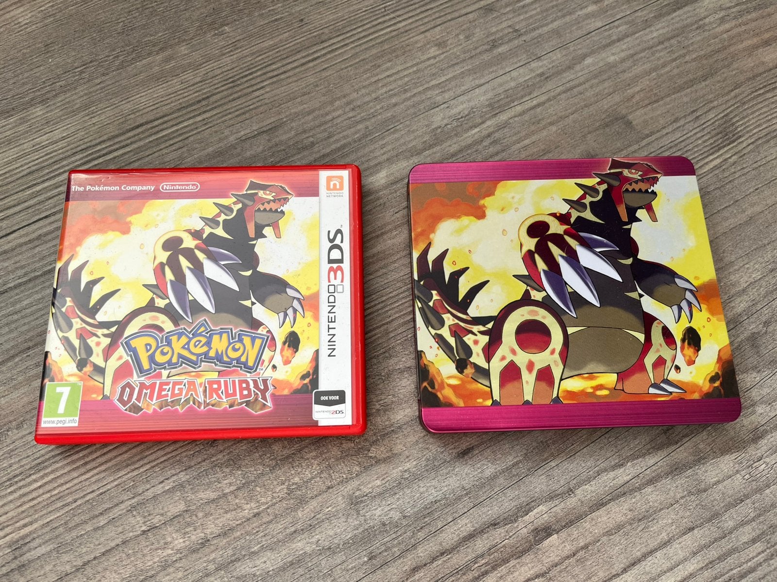 Pokémon Omega Ruby Nintendo 3DS met Steelbook, Spelcomputers en Games, Games | Nintendo 2DS en 3DS, Online, 1 speler, Ophalen of Verzenden