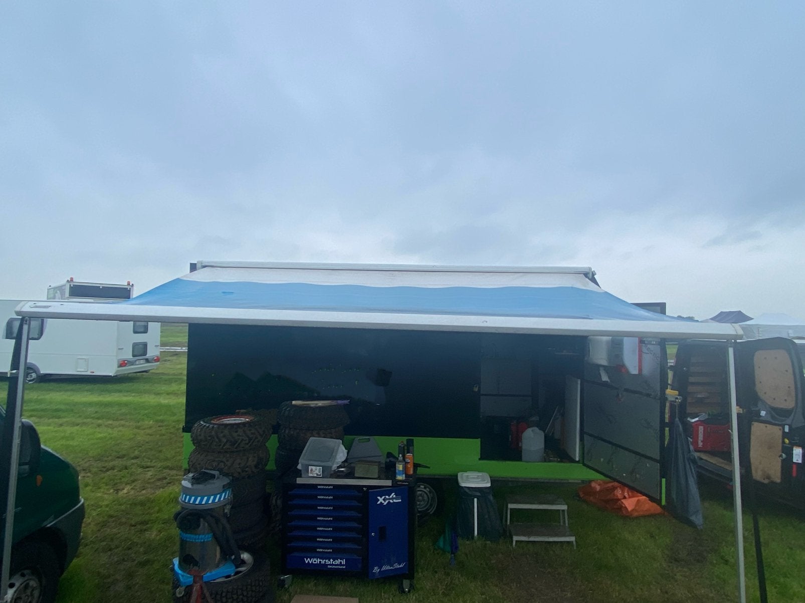 Thule Omnistore casette luifel 4 meter, Ophalen, Gebruikt
