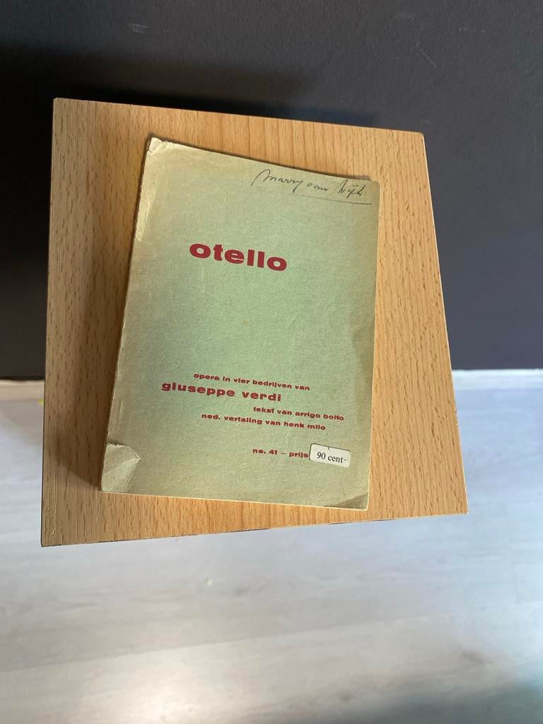 Otello opera libretto Giuseppe Verdi, Ophalen of Verzenden, Gelezen