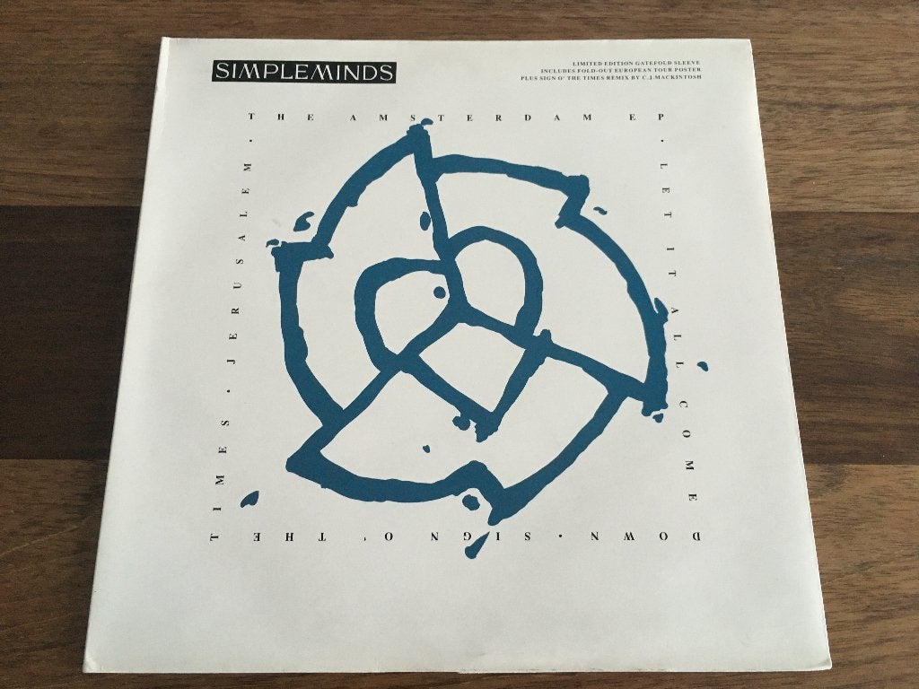 Vinyl Maxisingle Simple Minds The Amsterdam EP Limited UK, Gebruikt, Ophalen of Verzenden, Pop, 12 inch
