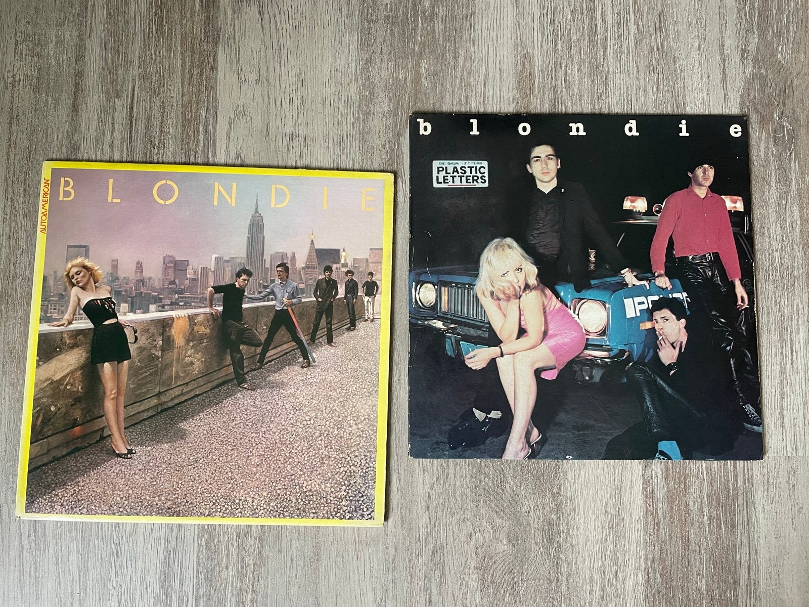 Blondie LP's: Autoamerican & Plastic Letters (2x LP), LP, Gebruikt, New wave, Ophalen of Verzenden
