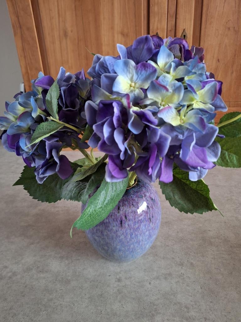 Kunstbloemen hortensia, Ophalen of Verzenden, Zo goed als nieuw