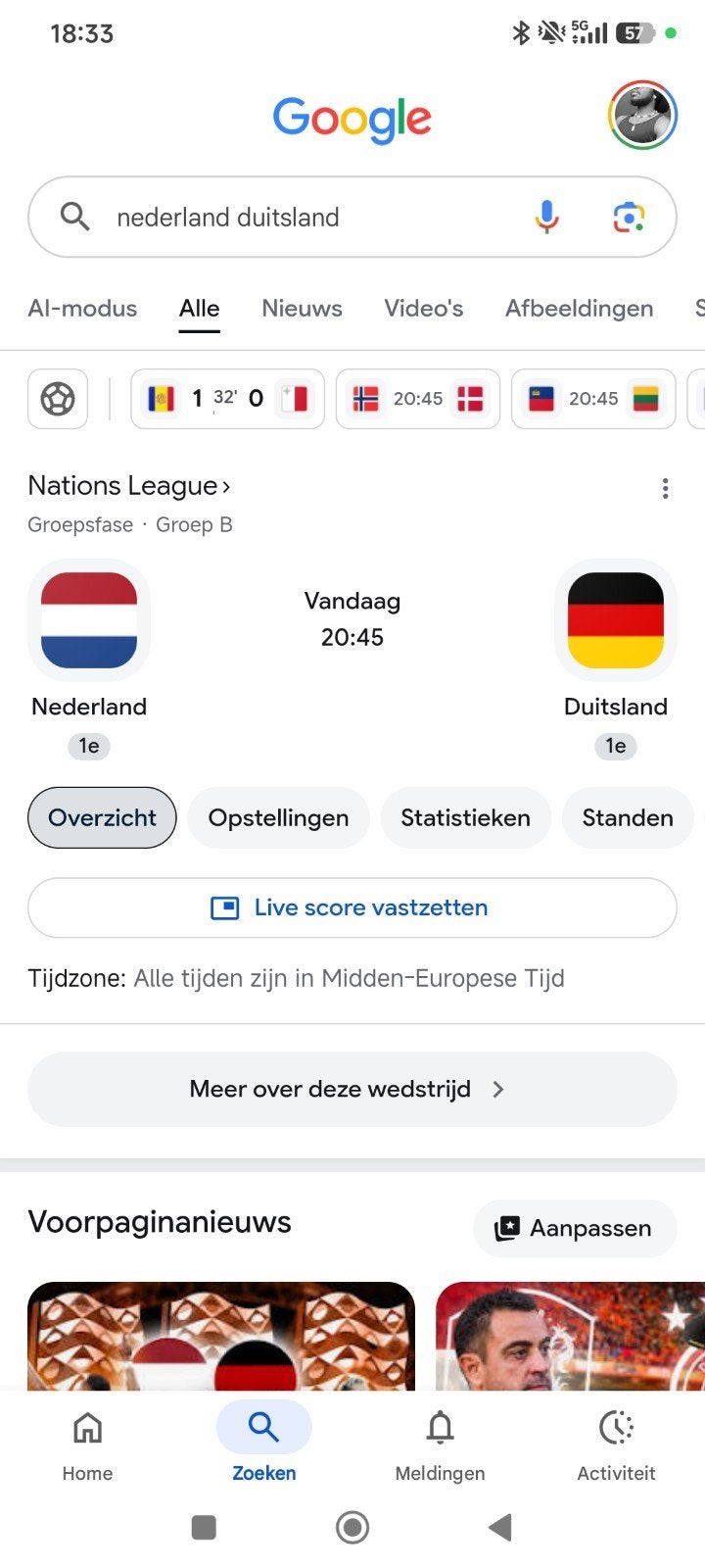 Nederland - Duitsland vandaag nog, Tickets en Kaartjes, Losse kaart, Eén persoon, September, Nederlands elftal