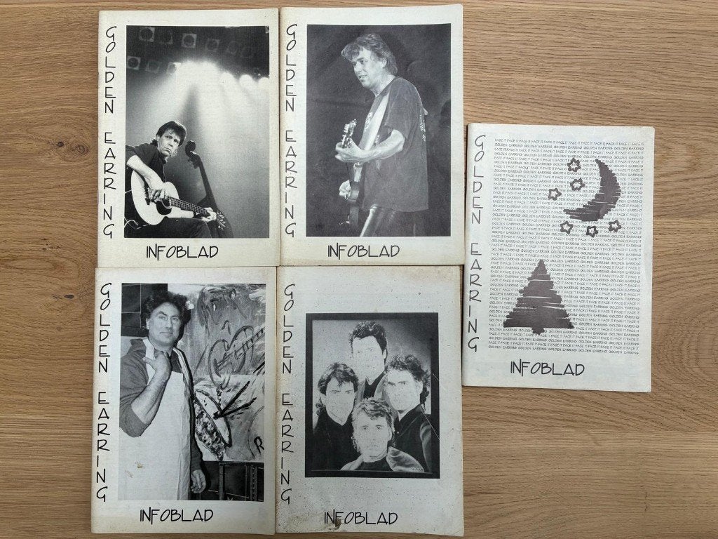 Golden Earring fanclubbladen jaargang 1994, Ophalen of Verzenden, Zo goed als nieuw, Boek, Tijdschrift of Artikel