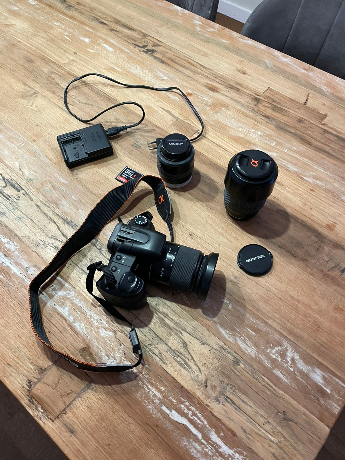 Sony Alpha200 spiegelreflexcamera, Gebruikt, Spiegelreflex, Ophalen of Verzenden, Sony