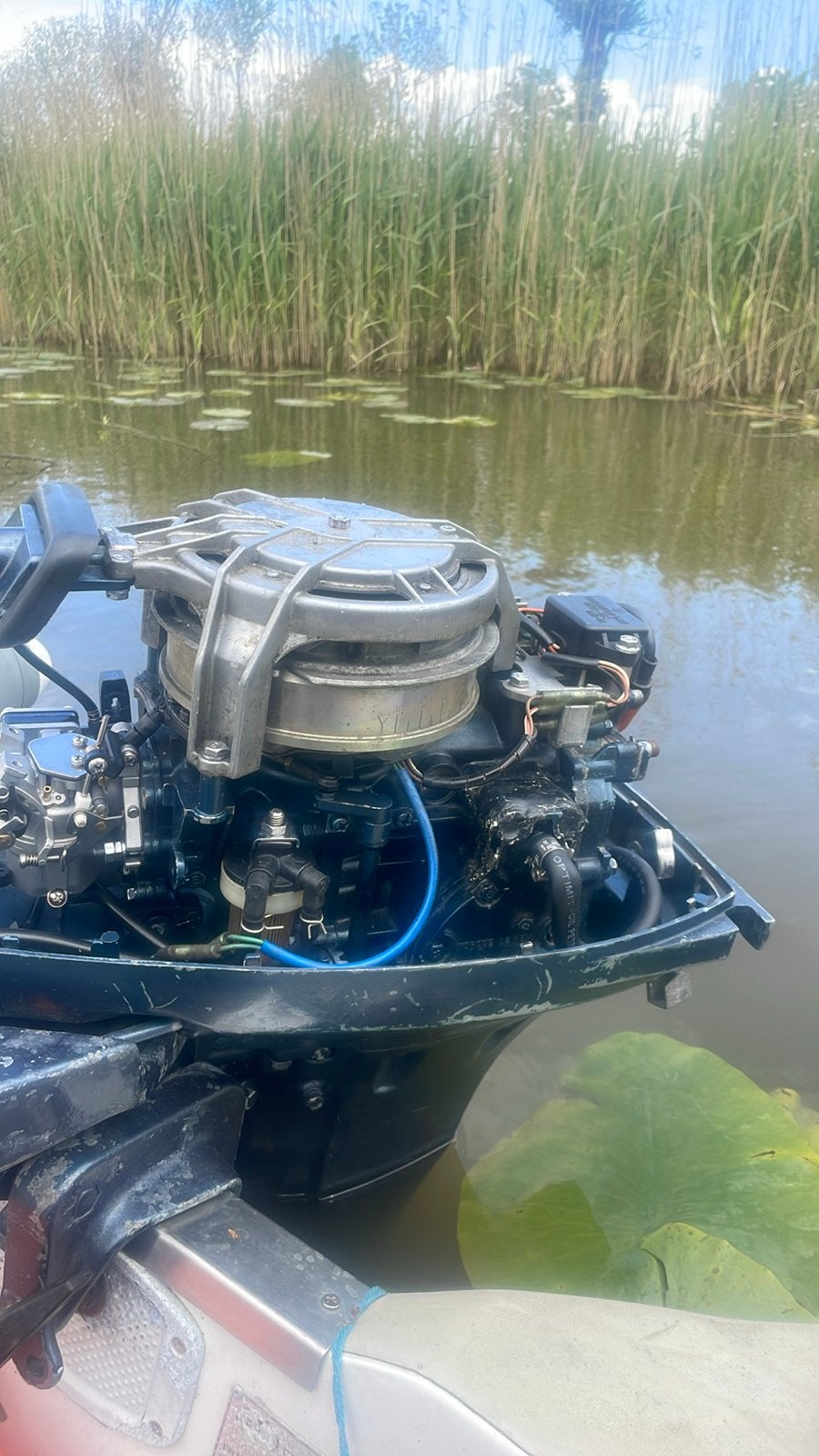 Base rib 270 met yamaha 9,9, Ophalen, Gebruikt, Motor en Techniek, Motorboot