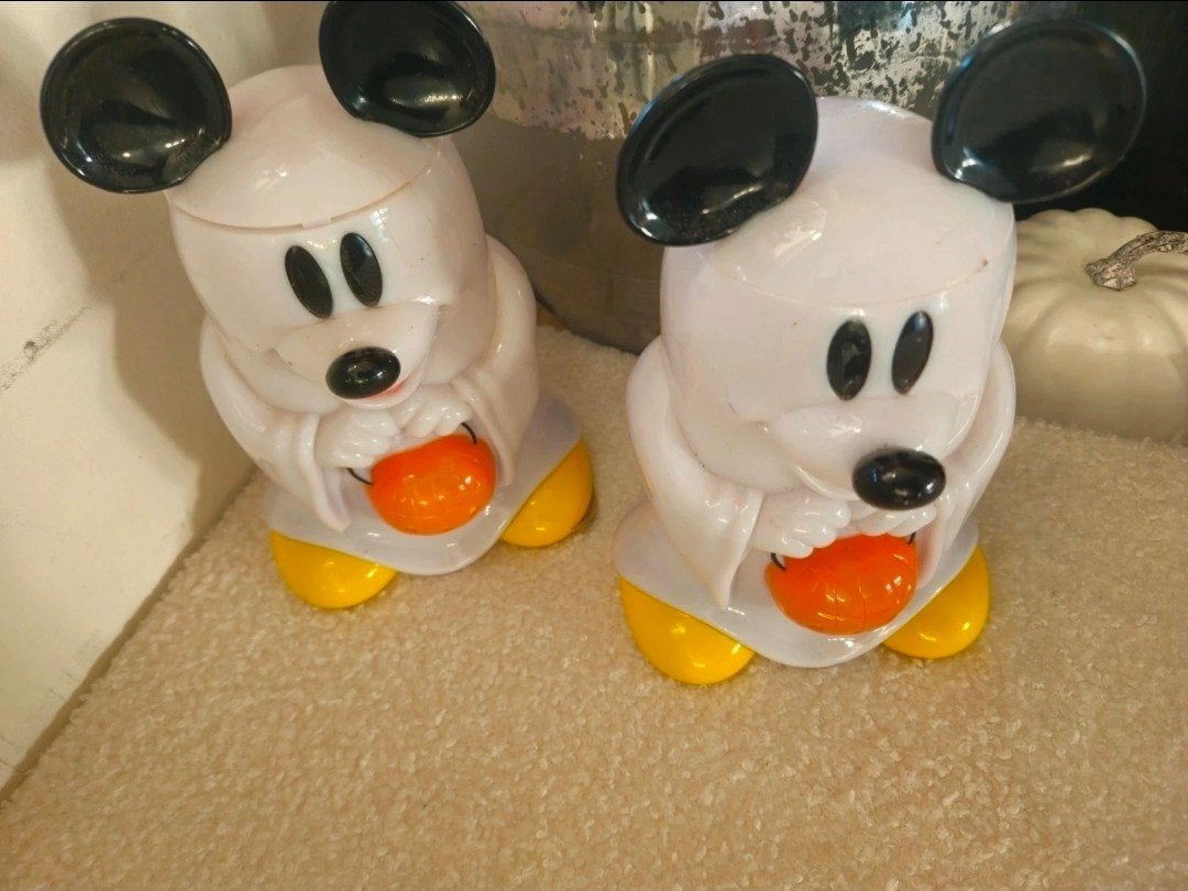 Disney Mickey Mouse Popcorn Buckets - Decoratie halloween, Ophalen of Verzenden, Mickey Mouse, Gebruikt, Overige typen