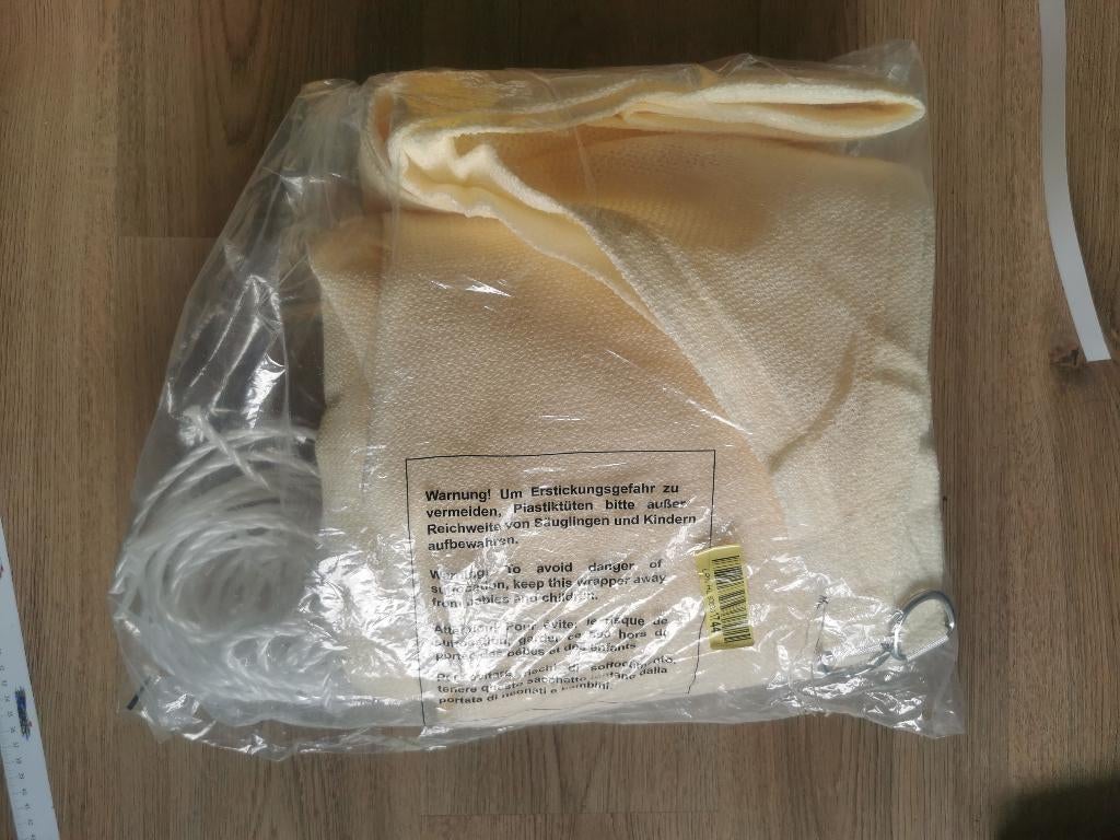 Beige schaduwdoek, Ophalen of Verzenden, Nieuw, Knikarmscherm