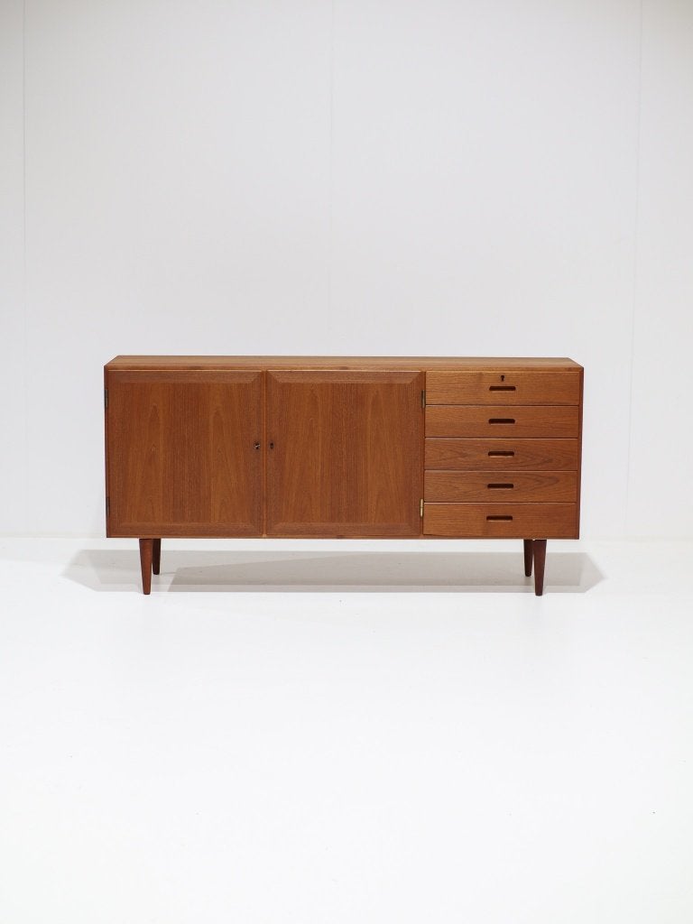 Kai Winding dressoir teak vintage Deens 1960s -2, Huis en Inrichting, Ophalen, -, -, 150 tot 200 cm