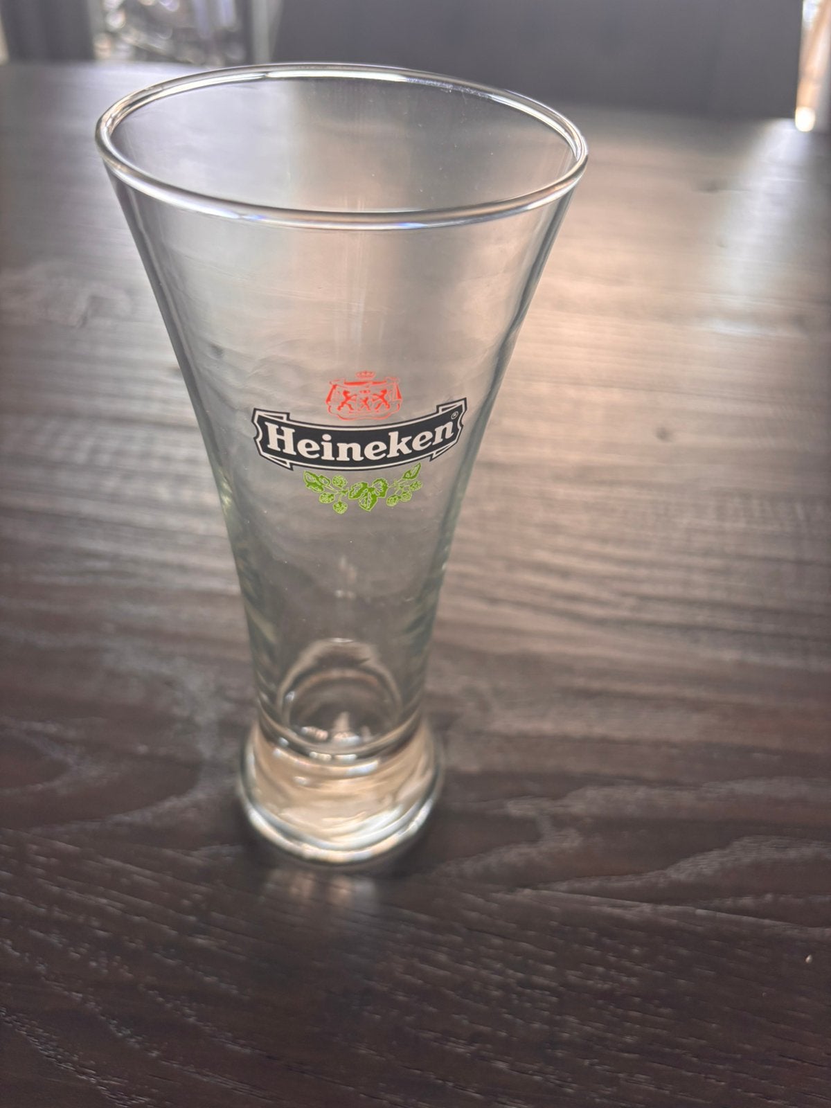 Heiniken glas met wapen van Nederland, Ophalen of Verzenden, Zo goed als nieuw