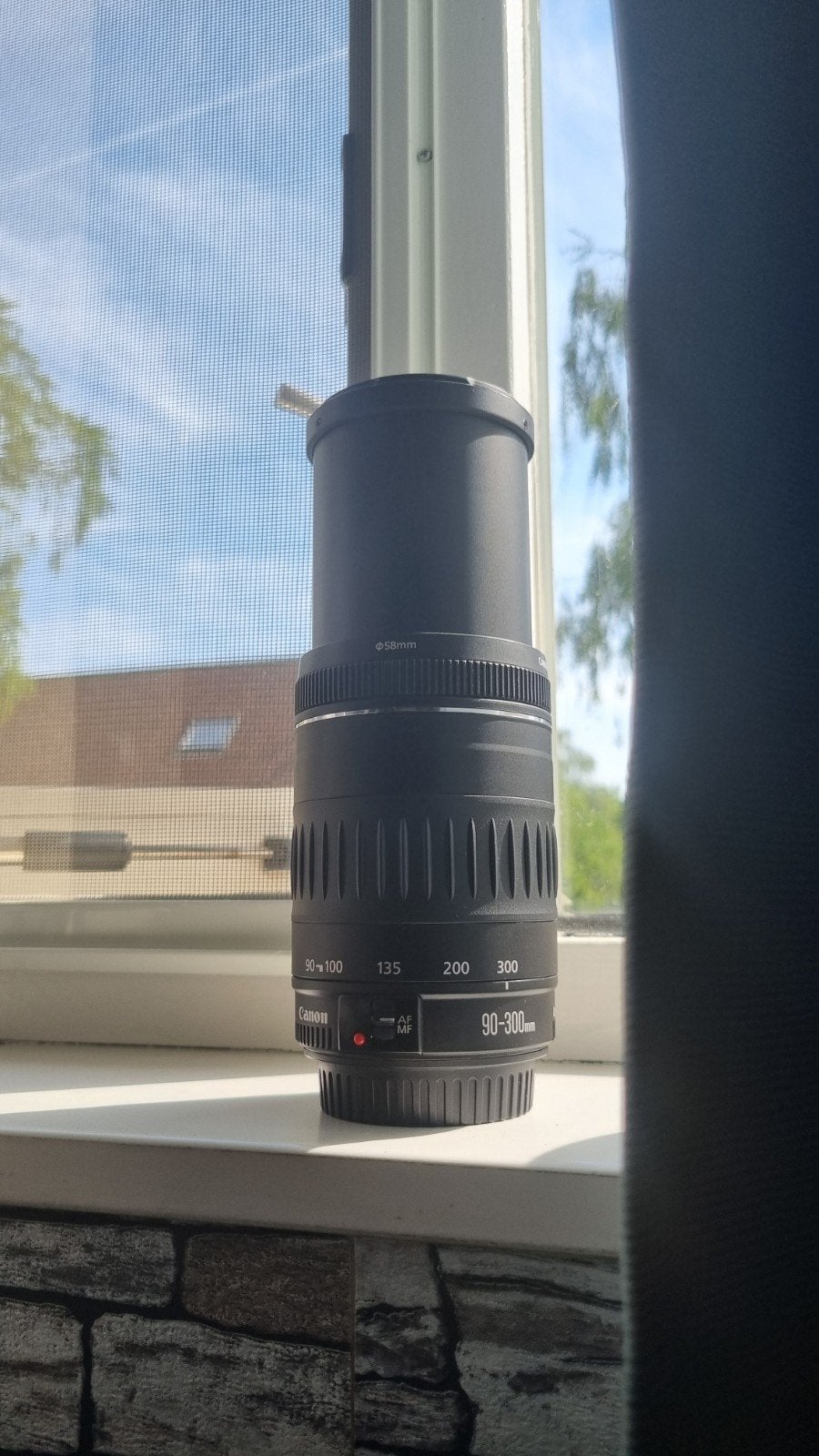 Canon EF 90-300mm f/4.5-5.6 Telelens, Gebruikt, Canon, Autofocus, Canon EF