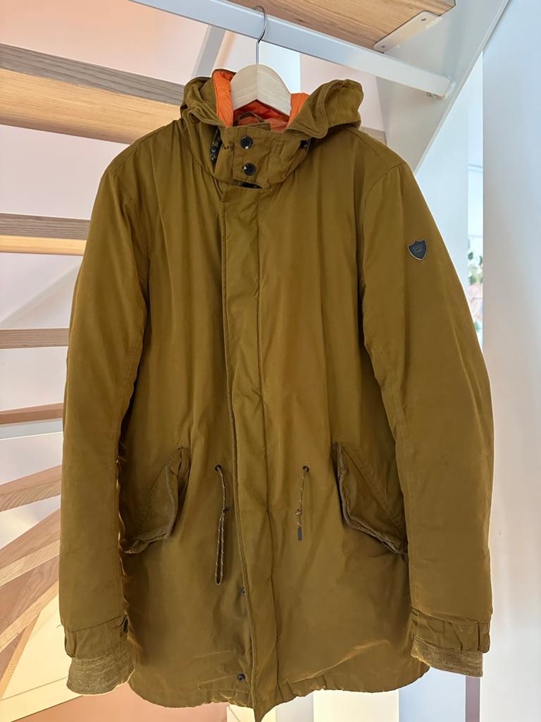 Winterjas met Capuchon oker, Ophalen, Gedragen, Maat 38/40 (M), Overige kleuren