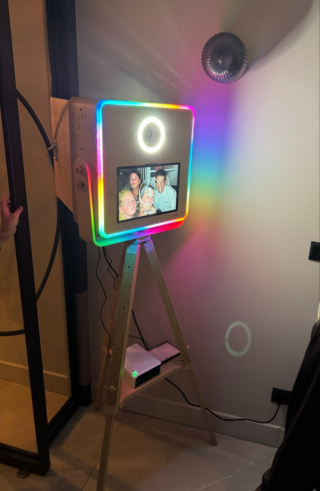 Photobooth huren Ede, Ophalen of Verzenden, Zo goed als nieuw, Complete fotostudio