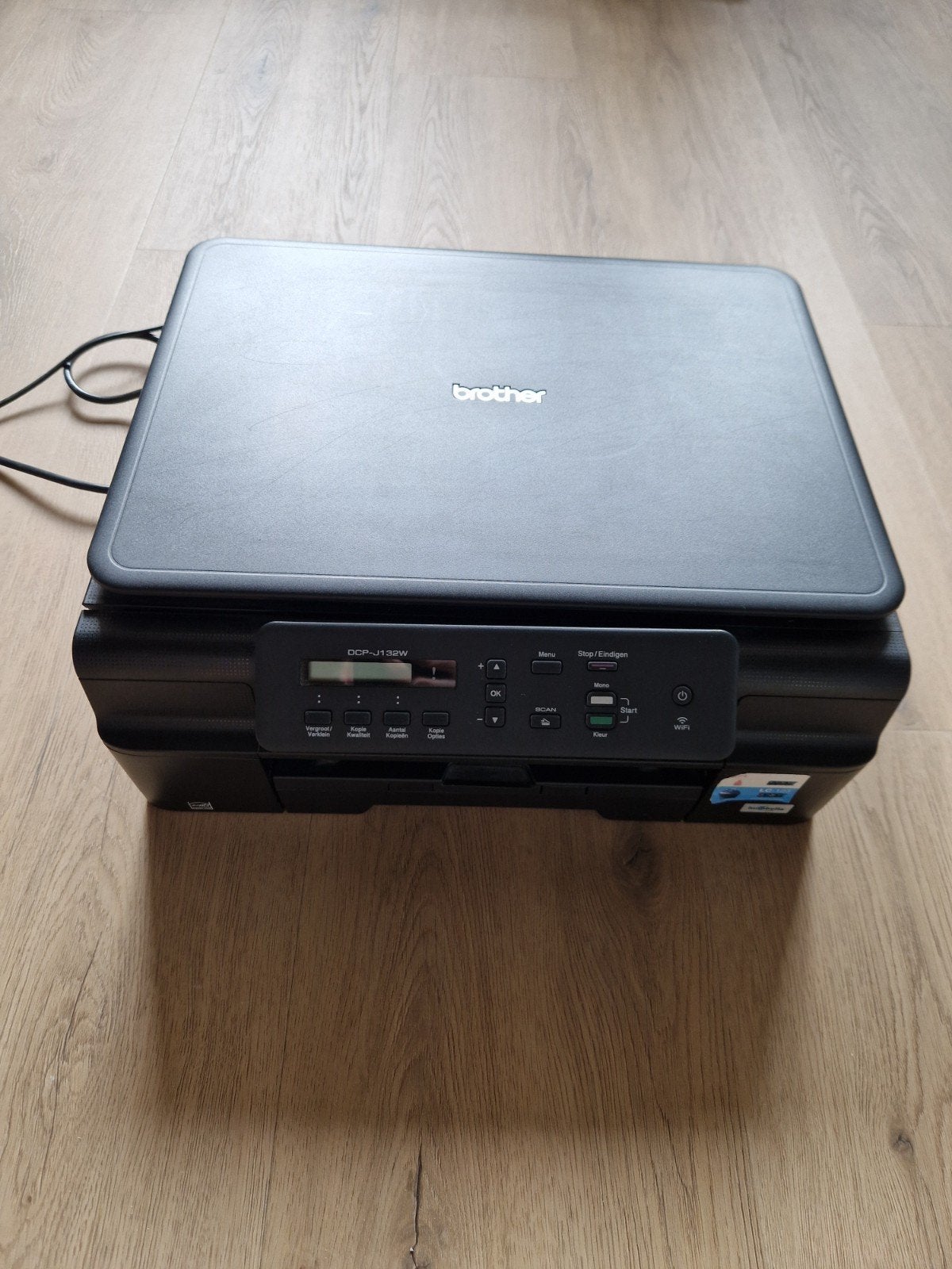 Brother DCP-J132W kleurenprinter, Computers en Software, Printers, Ophalen, Gebruikt, Scannen, Draadloos