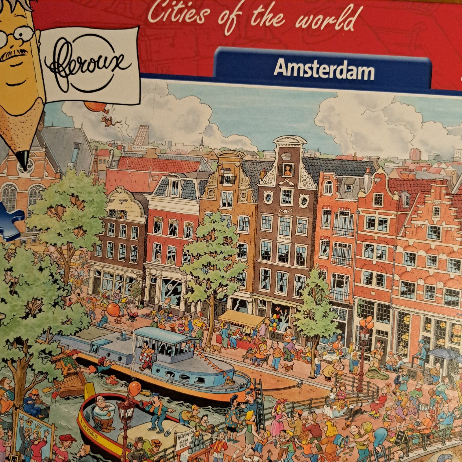 Legpuzzel: Ansterdam, Ophalen of Verzenden, 500 t/m 1500 stukjes, Zo goed als nieuw, Legpuzzel