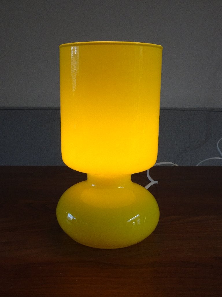 Ikea Lykta tafellamp, Huis en Inrichting, Lampen | Tafellampen, Vintage, Ophalen of Verzenden, Geel, IKEA
