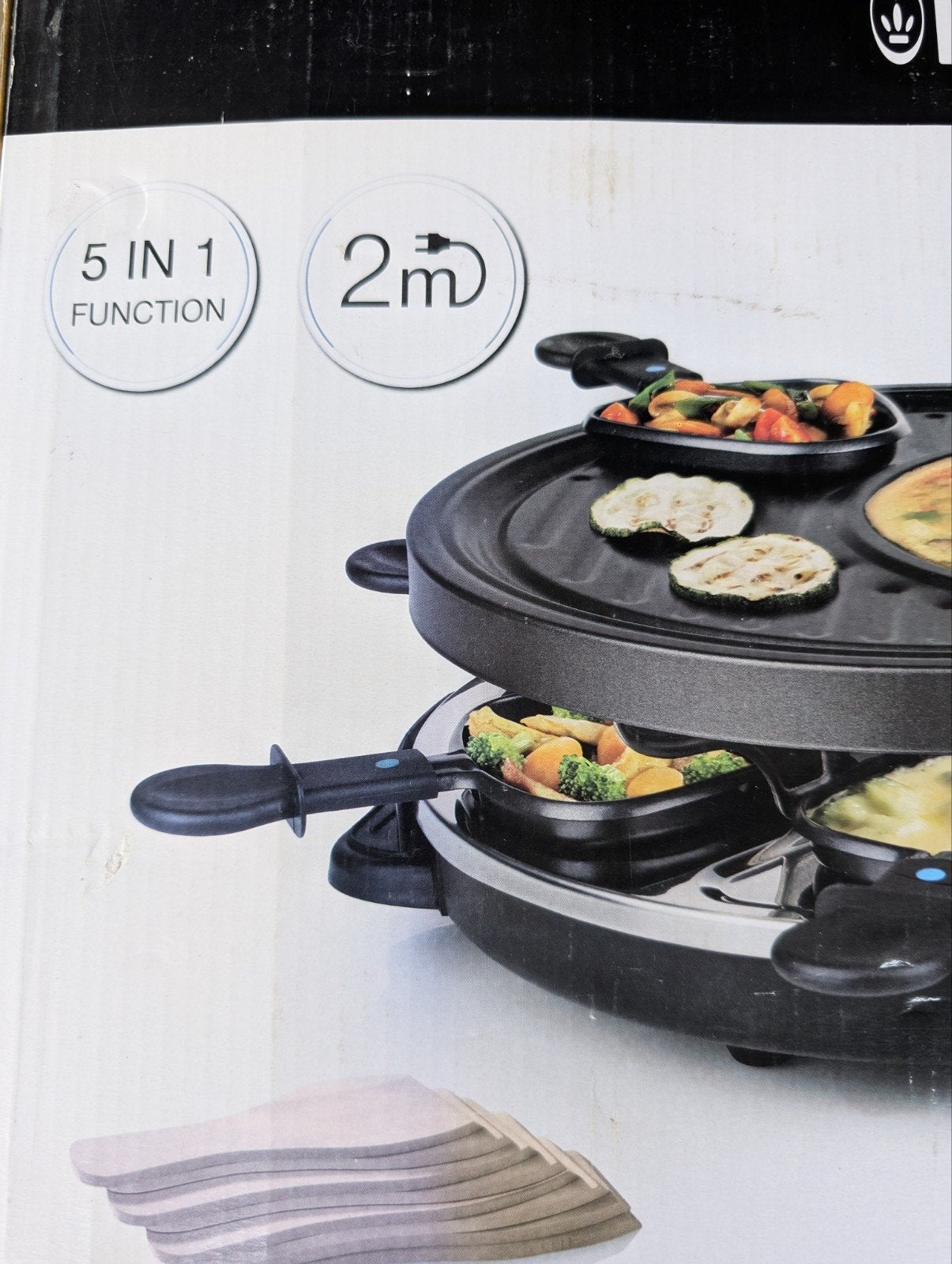 Princess Raclette 8 Oval Grill Party, Ophalen, Gebruikt