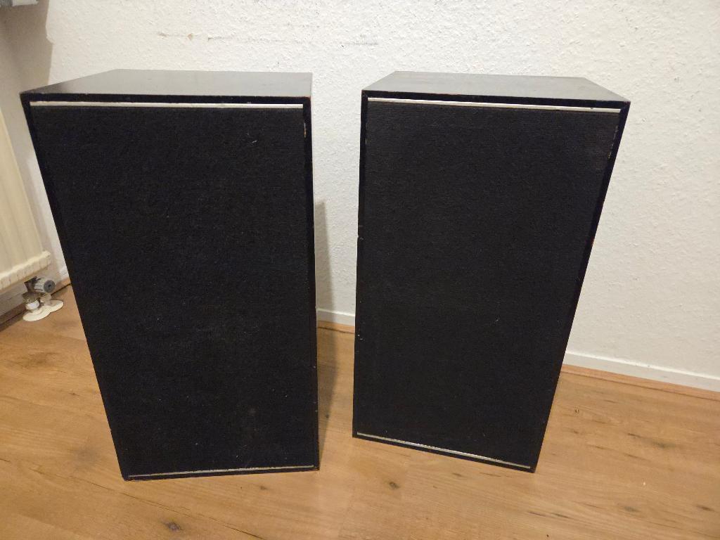 Sansui ES200 "Improved" Luidsprekers. Prijs Verlaagd!, Audio, Tv en Foto, Luidsprekers, Gebruikt, Minder dan 60 watt, Front, Rear of Stereo speakers