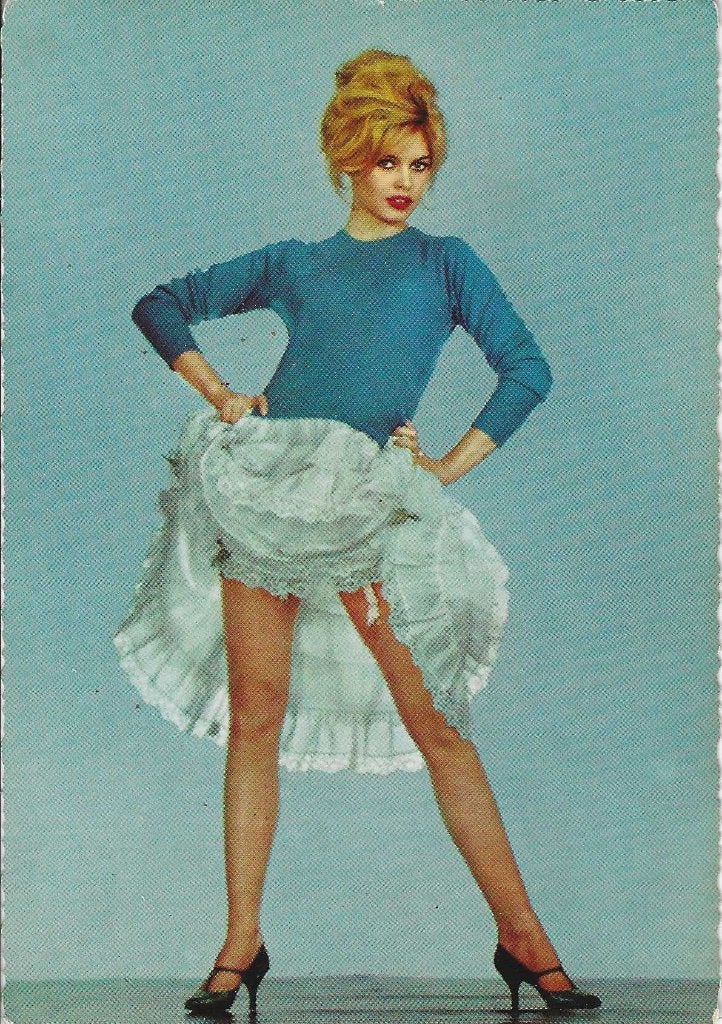 Filmsterren ansichtkaart Brigitte Bardot, Verzamelen, Verzenden, 1960 tot 1980, Ongelopen, Sterren en Beroemdheden