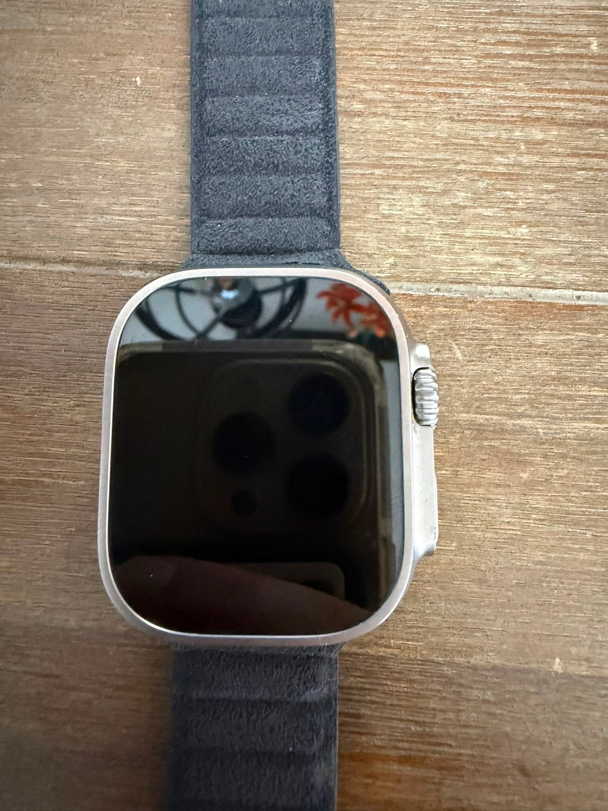 Apple Watch Ultra 49mm Titanium & Ceramic Case, Sieraden, Tassen en Uiterlijk, Smartwatches, Ophalen, IOS, Zo goed als nieuw, Waterdicht