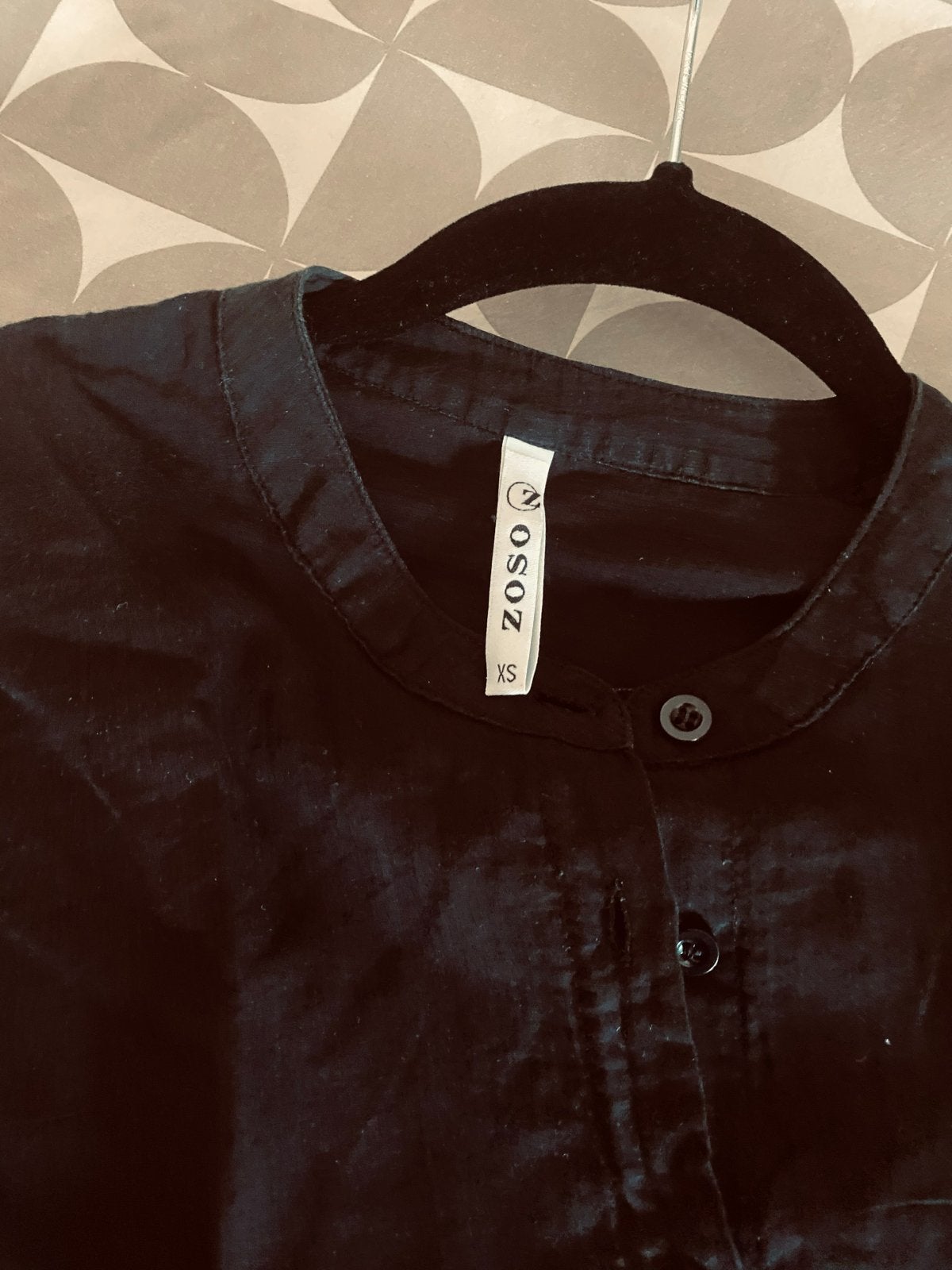 ZOSO Lange Blouse Tuniek Zwart en Wit XS, Ophalen of Verzenden, Zo goed als nieuw, Maat 36 (S), Zwart