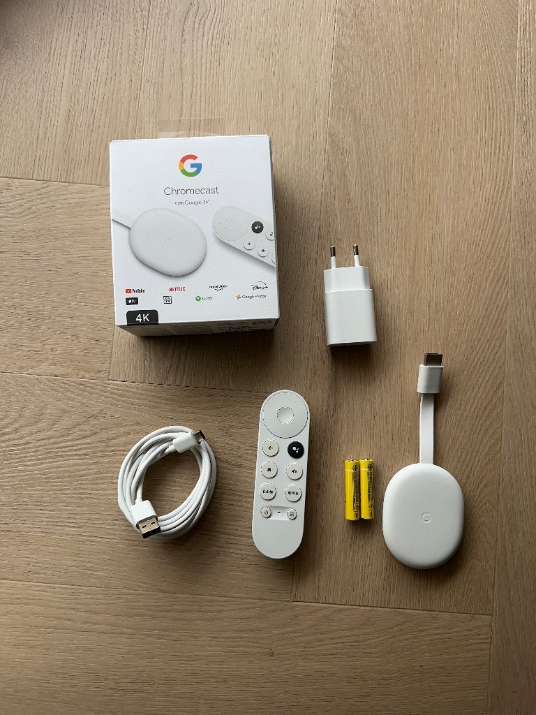 Google Chromecast 4K – inclusief afstandsbediening, Ophalen of Verzenden, Gebruikt, HDMI