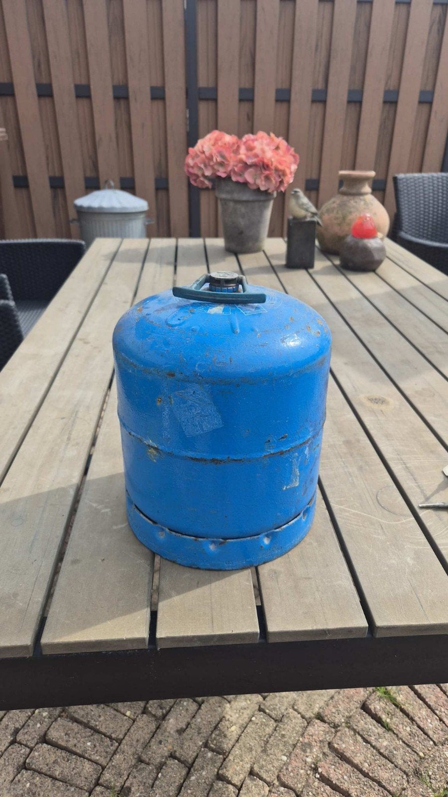 Campingaz gasfles 907 (bijna leeg), Ophalen of Verzenden, Gebruikt