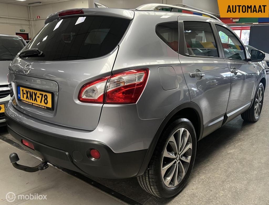 Nissan Qashqai 2.0 Connect Edition 4WD Automaat –Nette Aut, Auto's, Gebruikt, Zwart, Automatische klimaatregeling, Leder