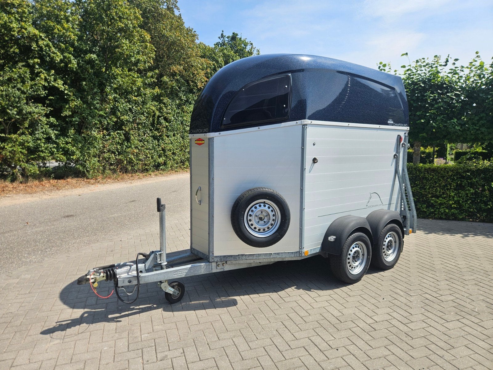 Bockmann Champion Uno C Luxe model 1.5 paards bouwjaar 2018, Dieren en Toebehoren, Ophalen, Gebruikt, Aluminium, 1½-paards trailer