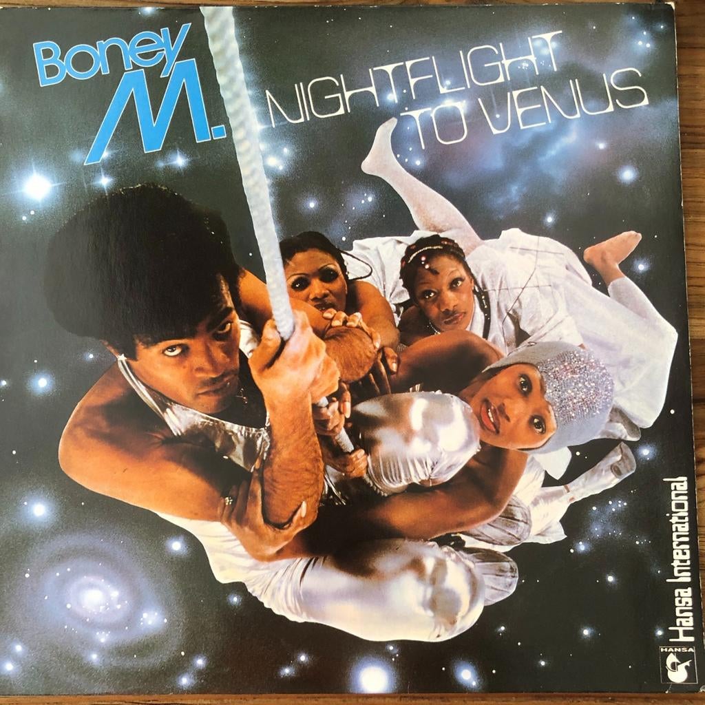 Boney M. - Nightflight to Venus LP, Cd's en Dvd's, Vinyl | Pop, Gebruikt, Originele persing, Ophalen of Verzenden, 1970 - 1979