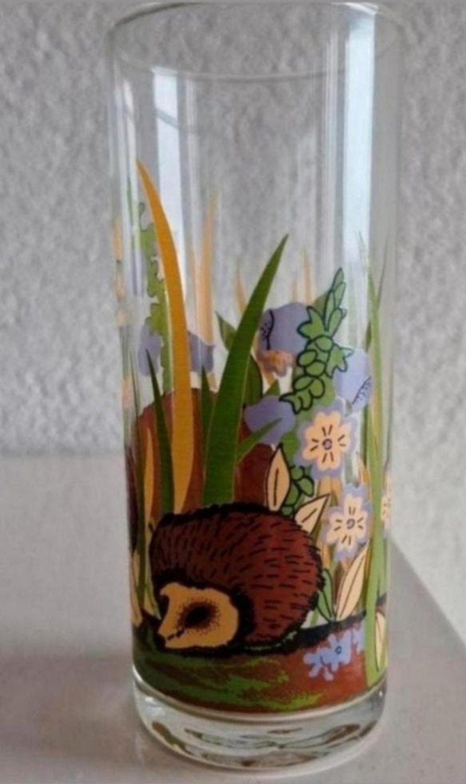Glas met Egel opdrukken, Ophalen of Verzenden, Zo goed als nieuw