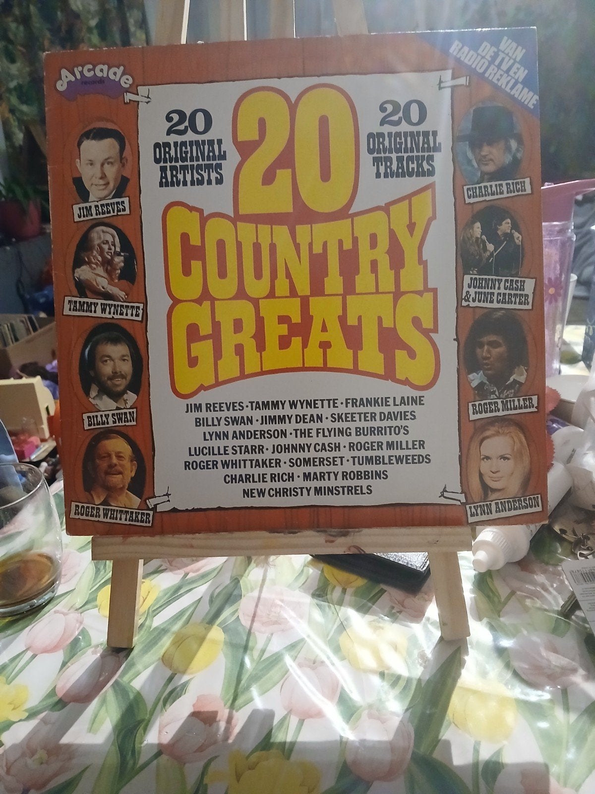 20 Country greats lp plaat, Cd's en Dvd's, Ophalen of Verzenden, Gebruikt, Country