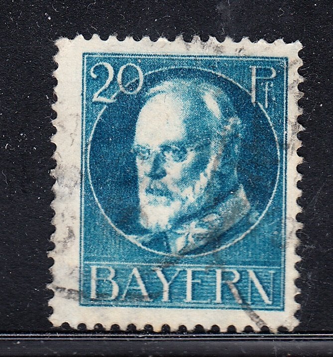 185 - Bayern michel 97IA gestempeld , koning Ludwig III, Postzegels en Munten, Verzenden, Overige periodes, Gestempeld