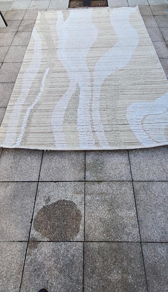 Vloerkleed mito zand geknip, Huis en Inrichting, Ophalen, 150 tot 200 cm, 200 cm of meer, Zo goed als nieuw