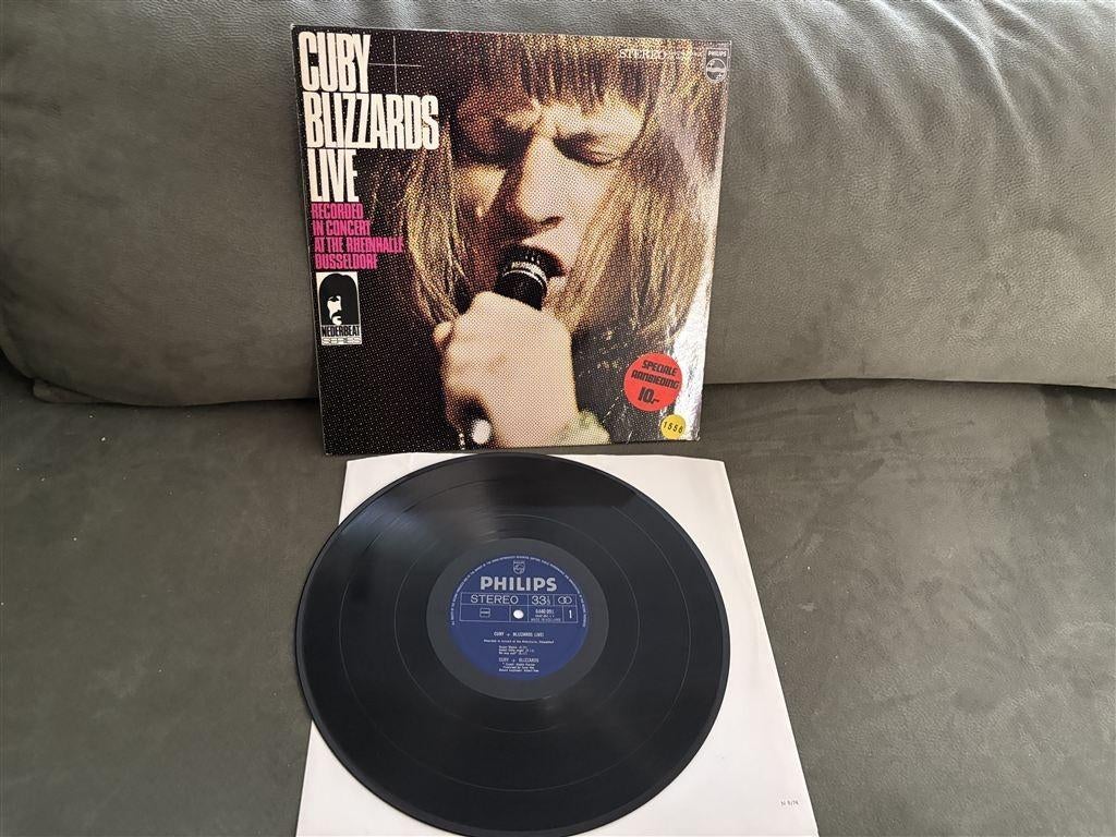 Cuby Blizzards - Live - P1556 - Vinyl - LP, Ophalen of Verzenden, Zo goed als nieuw, 12 inch, Poprock