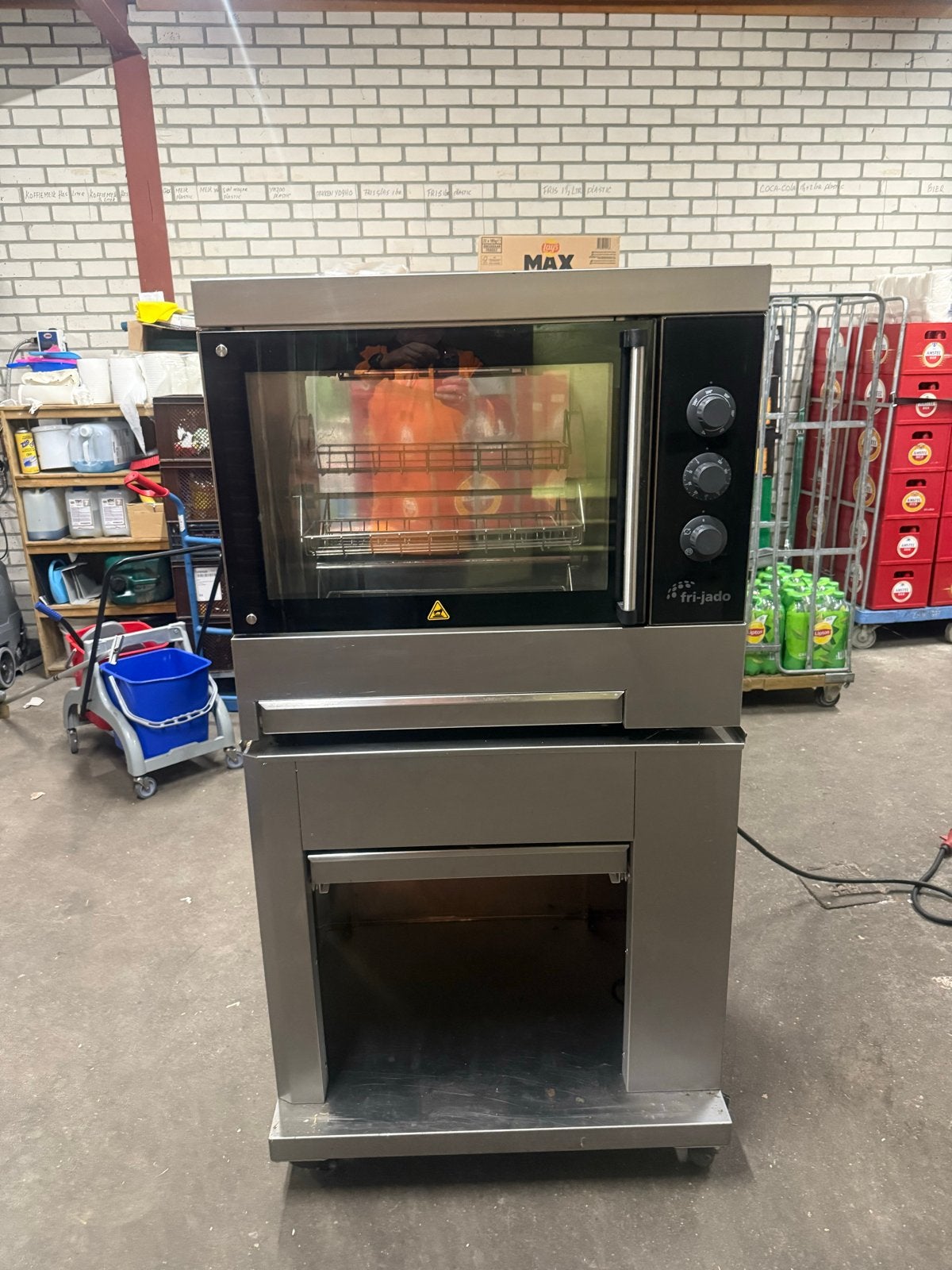 Fri-jado TG 4M kippen grill en draaiplateau, Ophalen of Verzenden, Oven met grill, Draaiplateau, 60 cm of meer