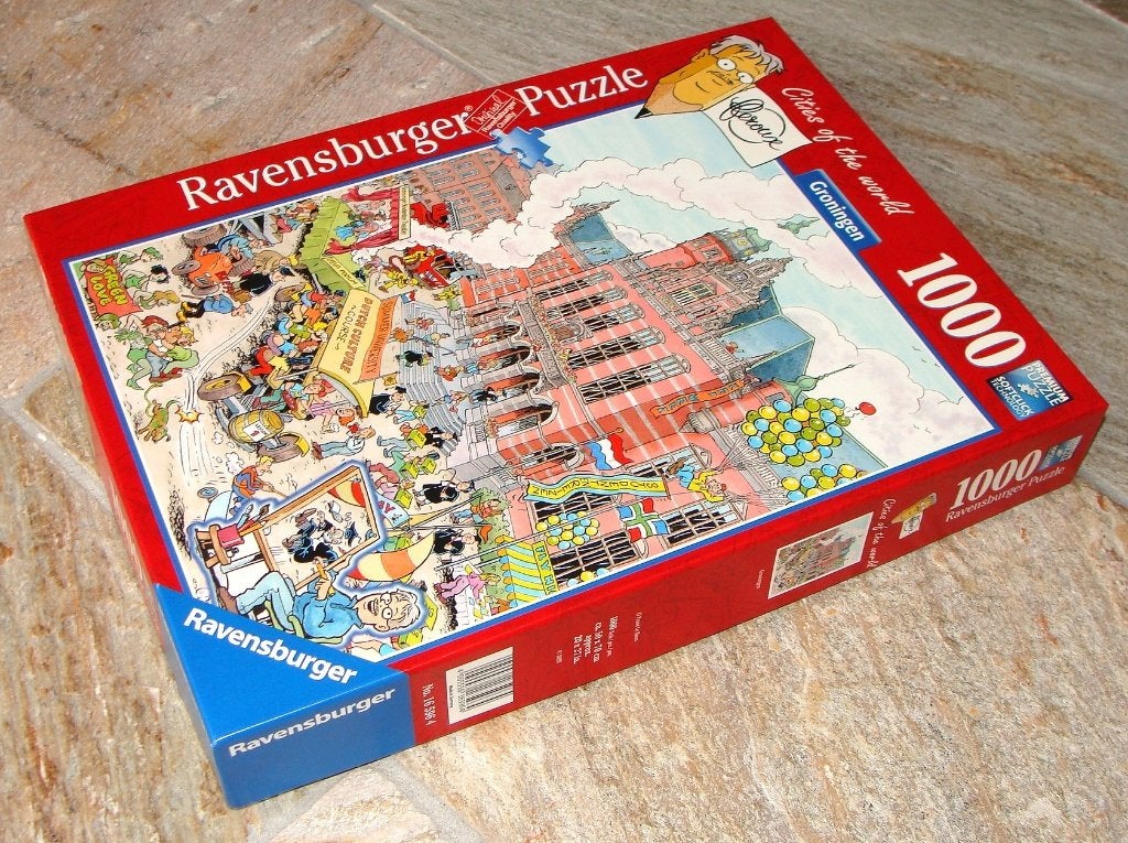 FLEROUX GRONINGEN 1000 stukjes, kompleet, Ophalen, 500 t/m 1500 stukjes, Nieuw, Legpuzzel